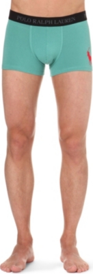 RALPH LAUREN Big Pony stretch-cotton trunks
