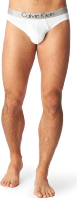 CALVIN KLEIN Chrome low&ndash;rise briefs