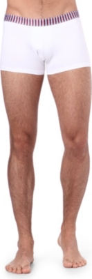 DEREK ROSE Multi-stripe waistband hipster trunks
