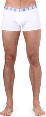 DEREK ROSE Multi-stripe waistband hipster trunks