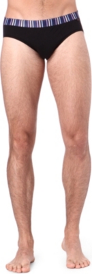 DEREK ROSE Multi-stripe waistband briefs