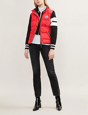 red canada goose gilet womens red canada goose gilet womens