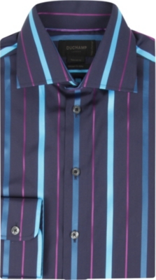 DUCHAMP Galliant tailored-fit stripe shirt