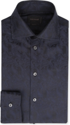 DUCHAMP Eros pasiely-jacqaurd shirt