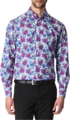DUCHAMP Ives floral-print shirt