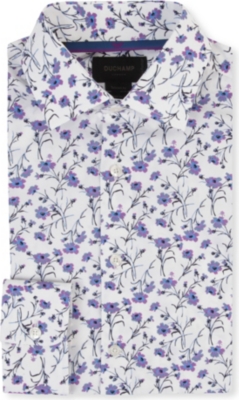 DUCHAMP Lieno tailored-fit single-cuff shirt