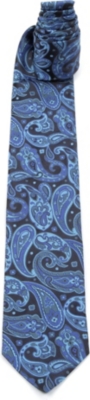 DUCHAMP Eros silk paisley tie