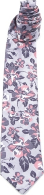 DUCHAMP Obilon floral silk tie