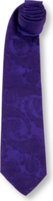DUCHAMP Circa Paisley tie (Purple