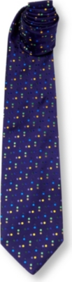 DUCHAMP Infinity Spot tie (Navy