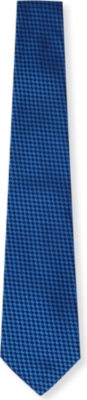 DUCHAMP Small chequer silk tie