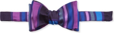 DUCHAMP Heavy stripe bow tie