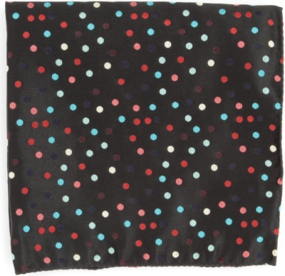 DUCHAMP Moonlight Dot pocket square