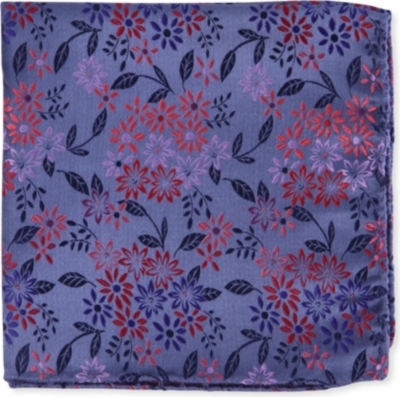 DUCHAMP Floral pocket square