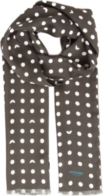 DUCHAMP Polka-dot scarf