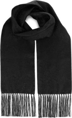 DUCHAMP Floral jacquard scarf