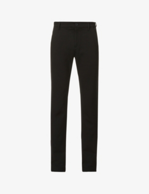 PAIGE: Stafford slim-fit tapered-leg stretch-woven trousers