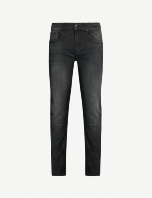 7 FOR ALL MANKIND: Slimmy Tapered Luxe Performance Plus slim-fit tapered jeans