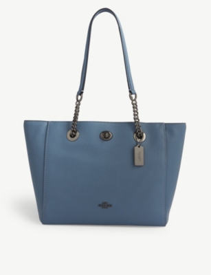 coach chambray tote 34