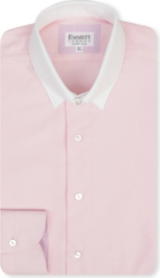 EMMETT LONDON Royal slim-fit single cuff shirt