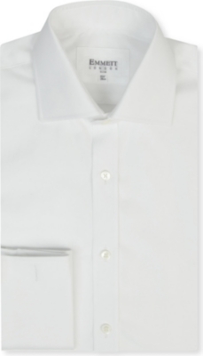 EMMETT LONDON Royal Oxford slim-fit double-cuff shirt