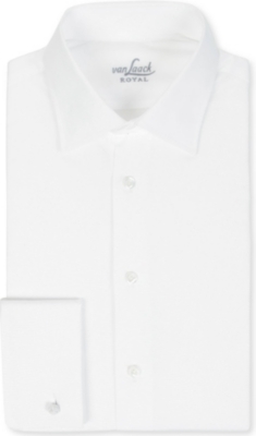 VAN LAACK Rigo tailored-fit double-cuff shirt