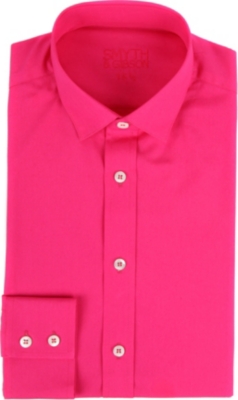 SMYTH & GIBSON Bright cotton-poplin shirt
