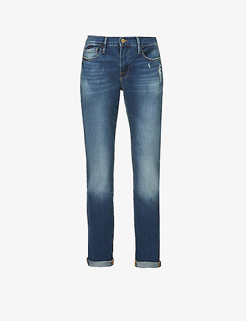 FRAME: Le Garcon mid-rise straight jeans