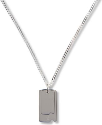 SEVEN LONDON Double dog tag pendant