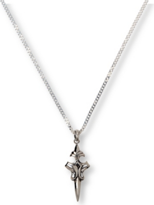 SEVEN LONDON Dark Cross Dagger pendant