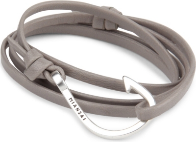 MIANSAI Hooked leather bracelet