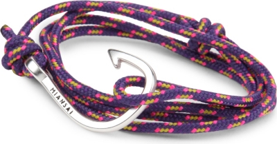 MIANSAI Silver hooked rope bracelet