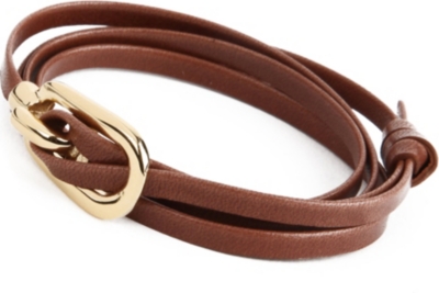 MIANSAI Gamle gold leather bracelet