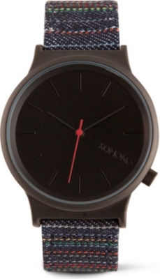 KOMONO Stripy Jeans printed watch