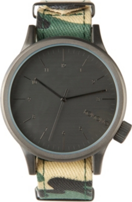 KOMONO Wooland Camo printed watch