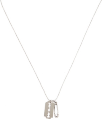 MCQ ALEXANDER MCQUEEN Razor blade pendant necklace