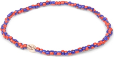 LUIS MORAIS Mini rose-gold 8 oval beaded bracelet