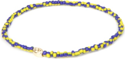 LUIS MORAIS Mini gold 8 oval beaded bracelet
