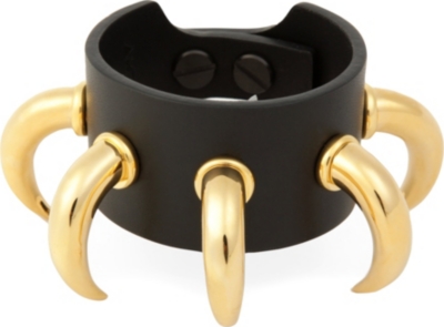 AMBUSH Leather claw-stud bracelet
