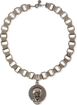 AMBUSH Skull medallion necklace