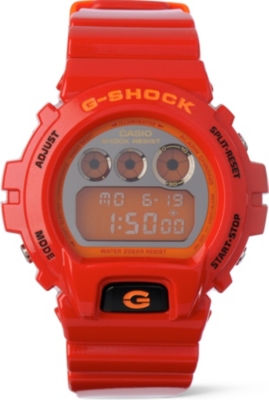 G-SHOCK DW6900CB 6900 series watch (Red