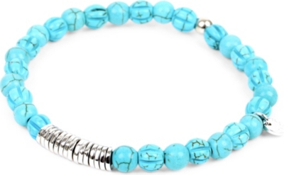 TATEOSSIAN Silver discs bracelet (Turquoise