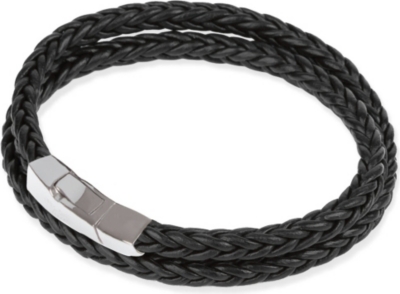 TATEOSSIAN Monaco plaited leather bracelet