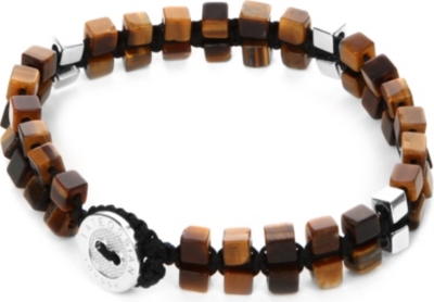 TATEOSSIAN Cube-detail beaded bracelet
