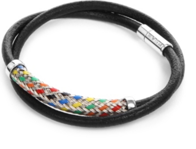 TATEOSSIAN Woven-band leather bracelet