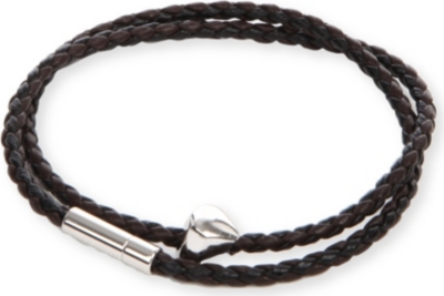 TATEOSSIAN Double-wrap leather bracelet