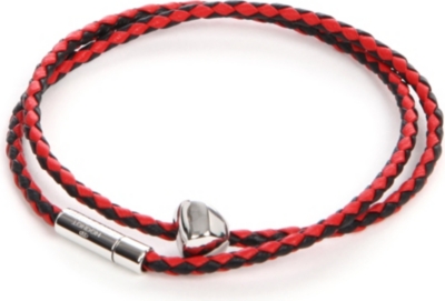 TATEOSSIAN Double-wrap leather bracelet