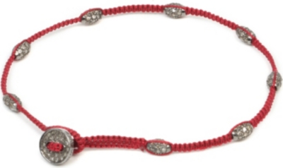 TATEOSSIAN Oxidised silver and diamond bracelet