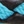 Black & turquoise