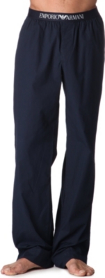 ARMANI Logo-detailed pyjama bottoms